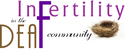 deaf infertility logo